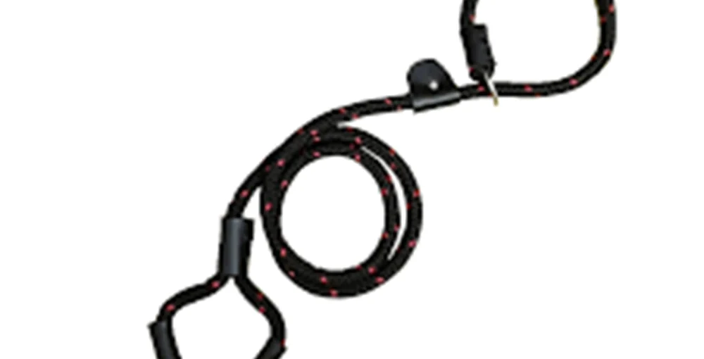 بند قلاده سگ دسته چرم طبیعی