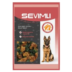 تشویقی سویملی سگ نگینی مرغ با طعم سیب و موز