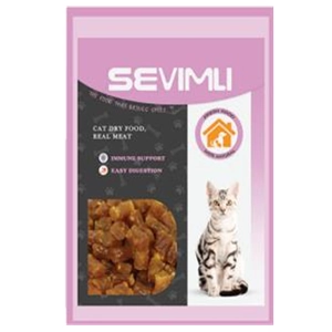 تشویقی سویملی گربه نگینی مرغ با طعم موز