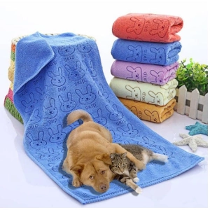 حوله حمام سگ و گربه bunny