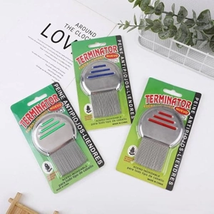 شانه ضد کک و کنه سر گرد تمام فلزی ترمیناتور