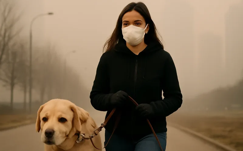 نگهداری حیوانات خانگی در آلودگی هوا