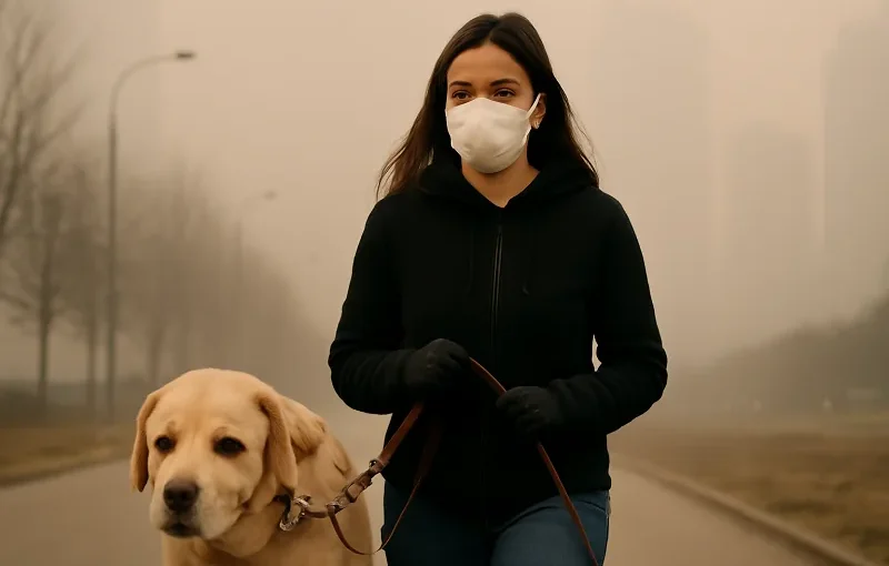 نگهداری حیوانات خانگی در آلودگی هوا