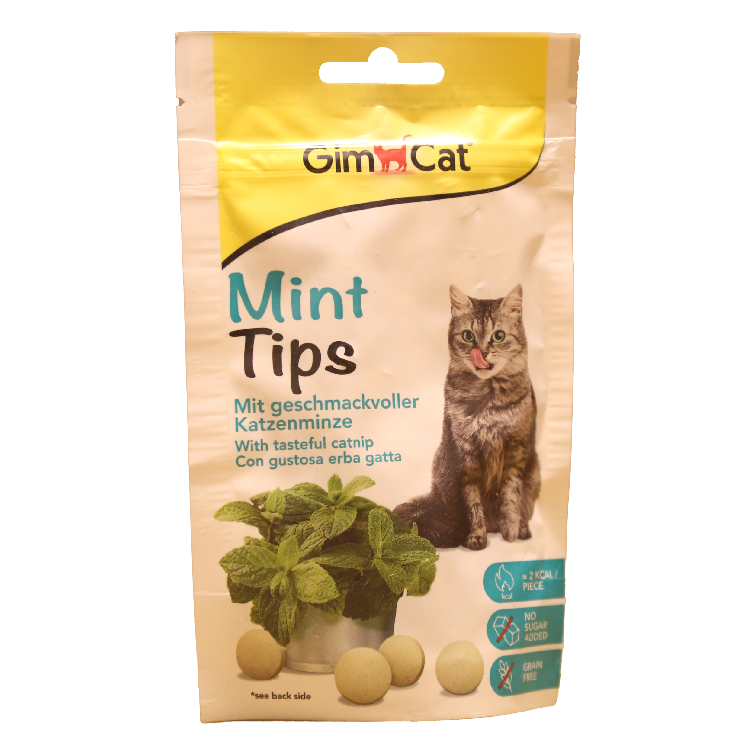 قرص مکمل گربه جیم کت نعنا Gimcat Mint Flavor Tablets وزن 40 گرم