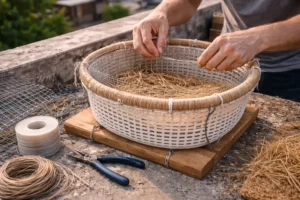 نصب دیواره محافظ و جلوگیری از بیرون ریختن مواد