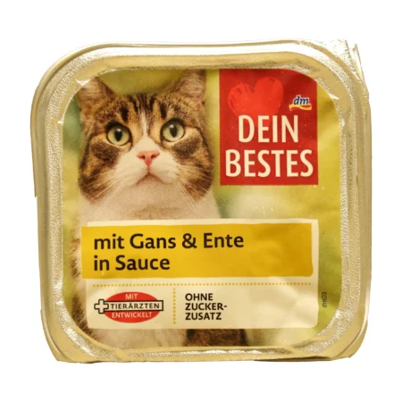 ووم گربه دین بست طعم غاز و اردک در سس 100 گرم