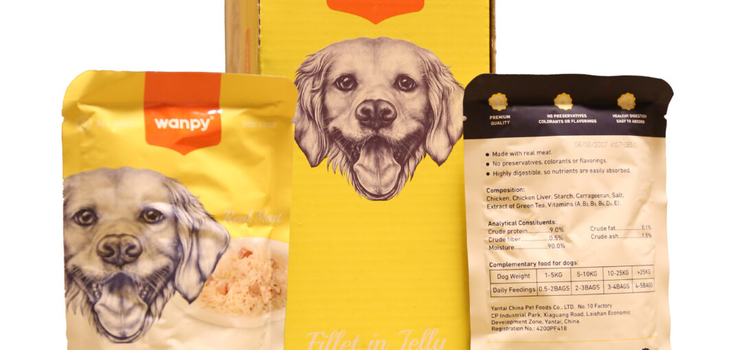 پوچ سگ ونپی با طعم مرغ و جگر