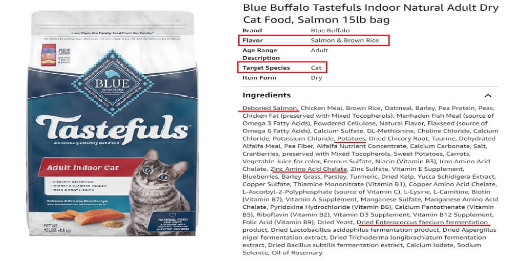 Blue Buffalo Tastefuls Indoor Adult Dry Cat Food