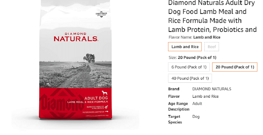 Diamond Naturals Adult Dry Dog Food