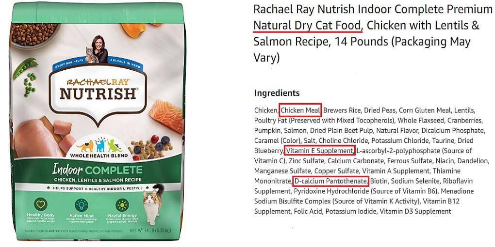Rachael Ray Nutrish Indoor Natural Cat Food