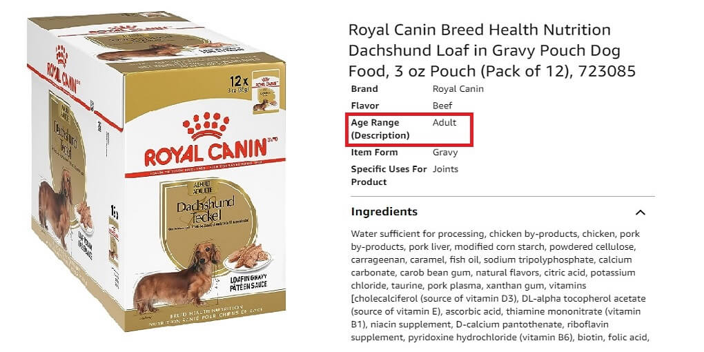 Royal Canin Best Dog Food for Dachshunds Senior